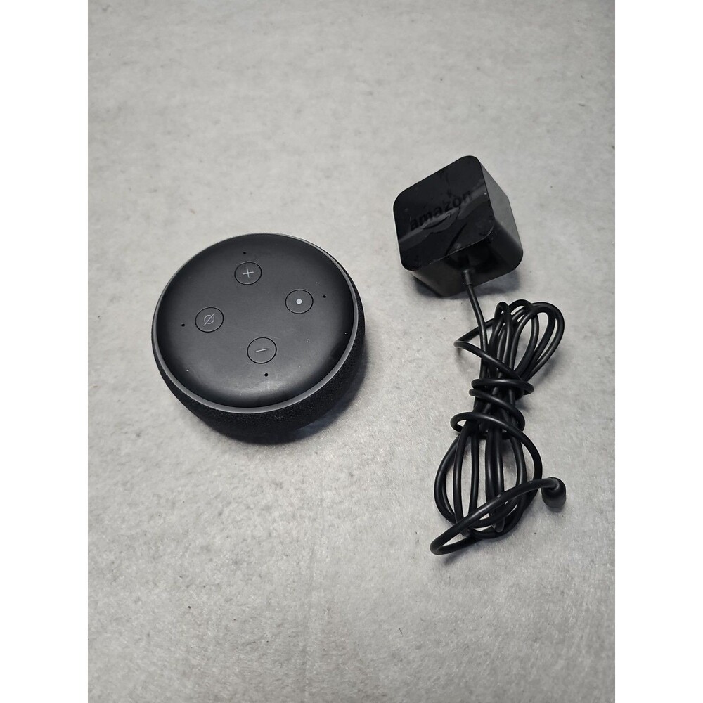 Amazon Echo Dot D9N29T 3rd Gen Smart Speaker with AC Adaptor Tested Works